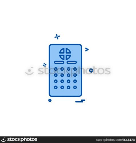 Remote icon design vector