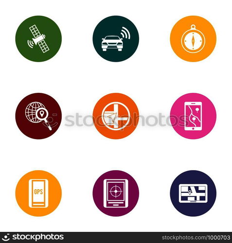 Remote maintenance icons set. Flat set of 9 remote maintenance vector icons for web isolated on white background. Remote maintenance icons set, flat style