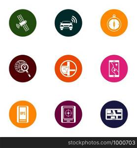 Remote maintenance icons set. Flat set of 9 remote maintenance vector icons for web isolated on white background. Remote maintenance icons set, flat style