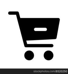 remove from cart, icon on isolated background