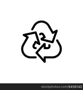 Renew, Reuse, Recycle  Iconic Symbols for a Greener World, recycle icon vector design trendy