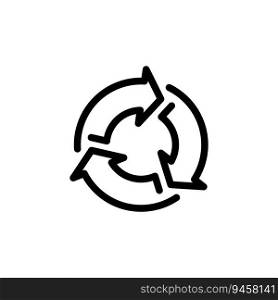 Renew, Reuse, Recycle  Iconic Symbols for a Greener World, recycle icon vector design trendy