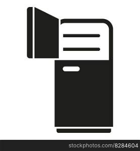 Repair fridge icon simple vector. Refrigerator service. Cooler work. Repair fridge icon simple vector. Refrigerator service