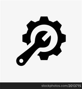 repair icon designed in a solid style