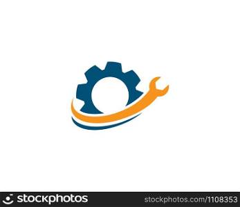 Repair logo vector template