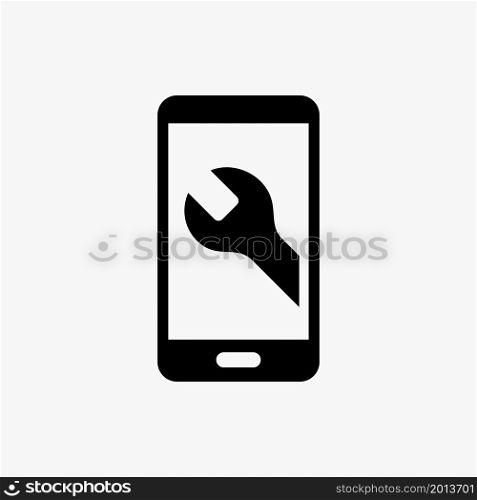 repair mobile phone icon illustration design template