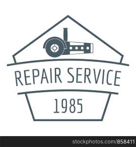 Repair service logo. Simple illustration of repair service vector logo for web. Repair service logo, simple gray style