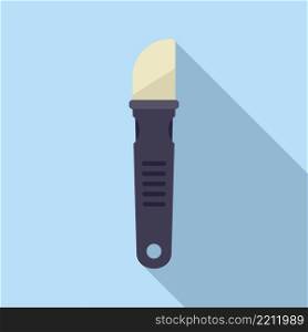 Repair tablet knife icon flat vector. Mobile broken. Computer service. Repair tablet knife icon flat vector. Mobile broken