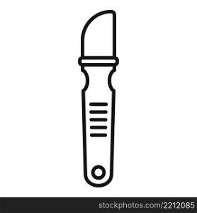 Repair tablet knife icon outline vector. Mobile broken. Computer service. Repair tablet knife icon outline vector. Mobile broken
