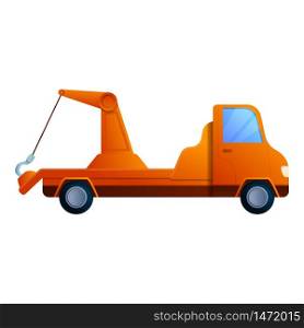 Repair tow truck icon. Cartoon of repair tow truck vector icon for web design isolated on white background. Repair tow truck icon, cartoon style