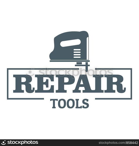 Repair work logo. Simple illustration of repair work vector logo for web. Repair work logo, simple gray style