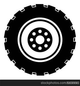 Repairing tire icon. Simple illustration of repairing tire vector icon for web. Repairing tire icon, simple style.