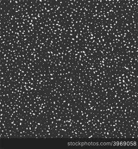 Repeating dotted background. Seamless pattern from drops or blots. Snow background