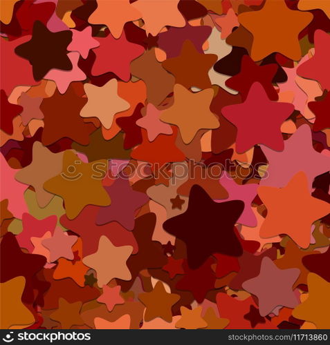 Repeating star pattern background - from rounded Vector Image
