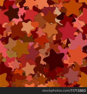 Repeating star pattern background - from rounded Vector Image