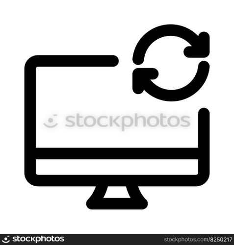 Repeating task or process on desktop computer.