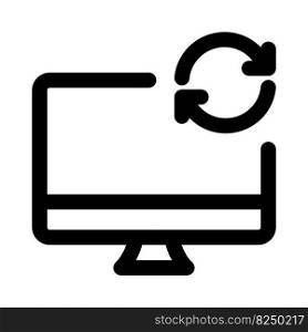 Repeating task or process on desktop computer.
