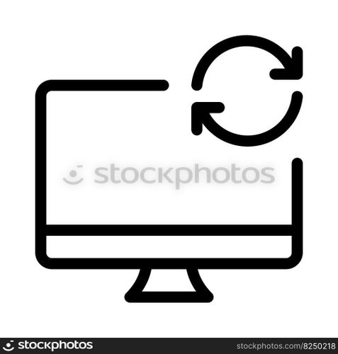 Repeating task or process on desktop computer.