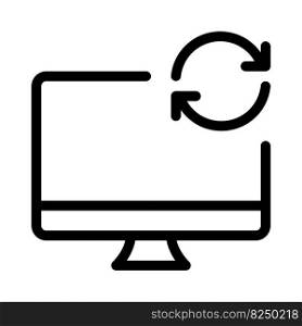 Repeating task or process on desktop computer.