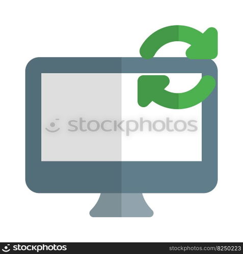 Repeating task or process on desktop computer.