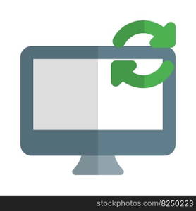 Repeating task or process on desktop computer.