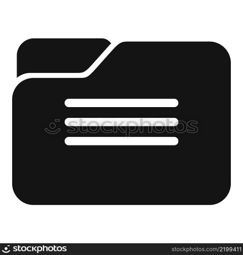 Report business folder icon simple vector. Document data. File market. Report business folder icon simple vector. Document data
