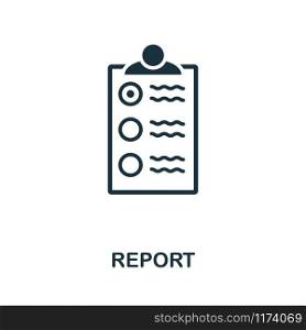 Report icon. Creative element design from fire safety icons collection. Pixel perfect Report icon for web design, apps, software, print usage.. Report icon. Creative element design from fire safety icons collection. Pixel perfect Report icon for web design, apps, software, print usage