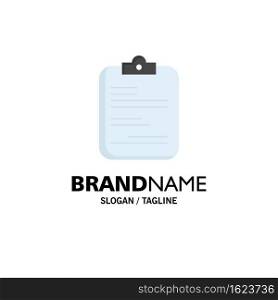 report, medical, paper, checklist, document Flat Color Icon Vector