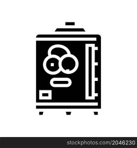 repository industry machine for olive glyph icon vector. repository industry machine for olive sign. isolated contour symbol black illustration. repository industry machine for olive glyph icon vector illustration