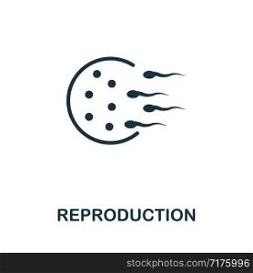 Reproduction vector icon illustration. Creative sign from biotechnology icons collection. Filled flat Reproduction icon for computer and mobile. Symbol, logo vector graphics.. Reproduction vector icon symbol. Creative sign from biotechnology icons collection. Filled flat Reproduction icon for computer and mobile