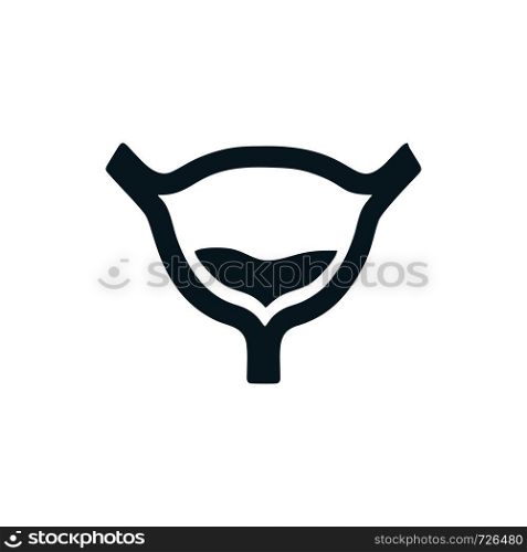 reproductive icon vector logo template