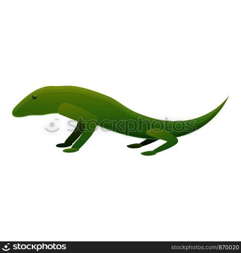 Reptile lizard icon. Cartoon of reptile lizard vector icon for web design isolated on white background. Reptile lizard icon, cartoon style