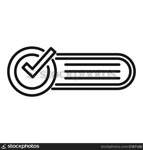 Request form icon outline vector. Document service. Information file. Request form icon outline vector. Document service