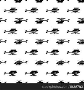 Rescue helicopter pattern seamless background texture repeat wallpaper geometric vector. Rescue helicopter pattern seamless vector