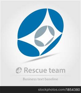 Rescue team business icon for creative design work. Rescue team business icon