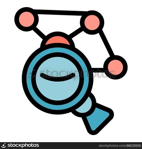 Research icon outline vector. Eco cycle. Laboratory fuel color flat. Research icon vector flat