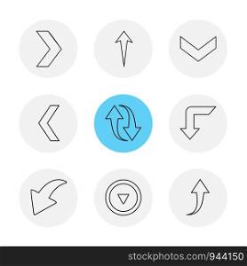 reset , upload, down , arrows , directions , left , right , pointer , download , upload , up , down , play , pause , foword , rewind , icon, vector, design, flat, collection, style, creative, icons