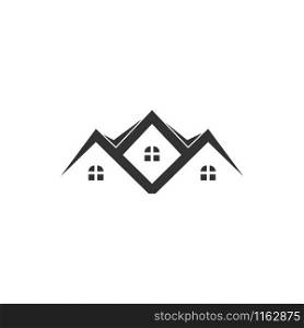 Residence house icon graphic design template vector isolated