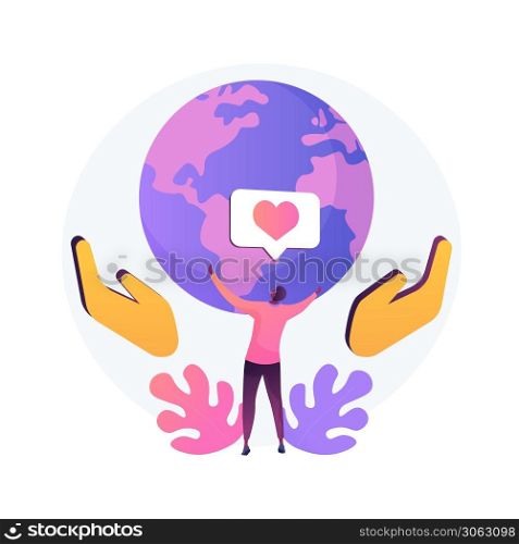 Responsibility abstract concept vector illustration. Managing position, personal obligation, social respoinsibility, duty of citizen, responsible decision, financial liability abstract metaphor.. Responsibility abstract concept vector illustration.