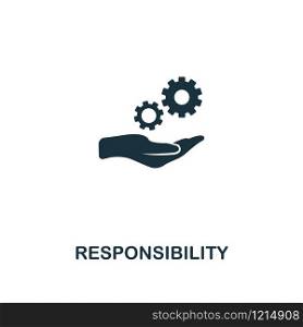 Responsibility icon. Premium style design from personality collection. Pixel perfect responsibility icon for web design, apps, software, printing usage.. Responsibility icon. Premium style design from personality icon collection. Pixel perfect Responsibility icon for web design, apps, software, print usage