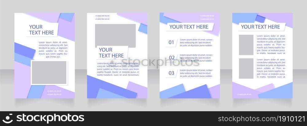 Restaurant business development strategy blank brochure layout design. Vertical poster template set with empty copy space for text. Premade corporate reports collection. Editable flyer paper pages. Restaurant business development strategy blank brochure layout design