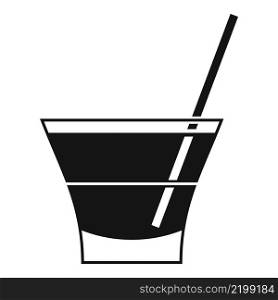 Restaurant cocktail icon simple vector. Eat menu. Cook coffee. Restaurant cocktail icon simple vector. Eat menu