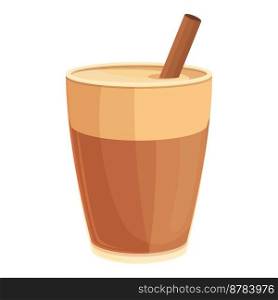 Restaurant cold coffee icon cartoon vector. Drink cafe. Summer dessert. Restaurant cold coffee icon cartoon vector. Drink cafe