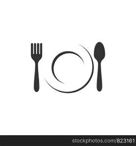 Restaurant Icon Logo Template Illustration Design. Vector EPS 10.