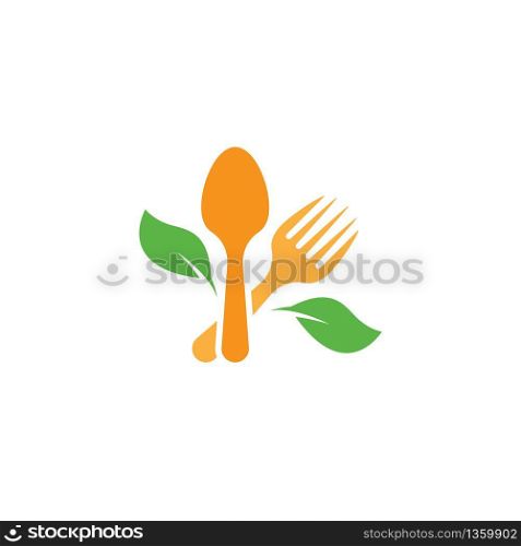 Restaurant icon logo vector design