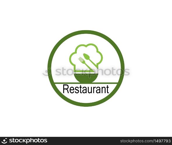 Restaurant icon logo vector illustration