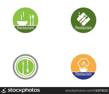 Restaurant icon logo vector illustration
