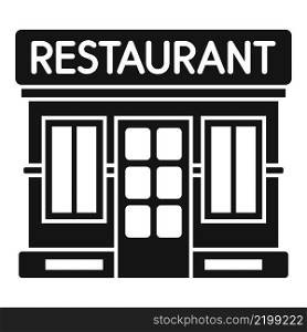 Restaurant icon simple vector. Food cafe. Dinner dish. Restaurant icon simple vector. Food cafe