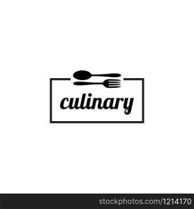 Restaurant logo design concept. Culinary symbol. Food or eat place mark