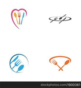 restaurant logo set vector illustration design template